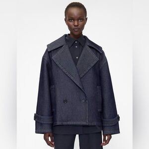 GapStudio Denim Cocoon Coat Medium